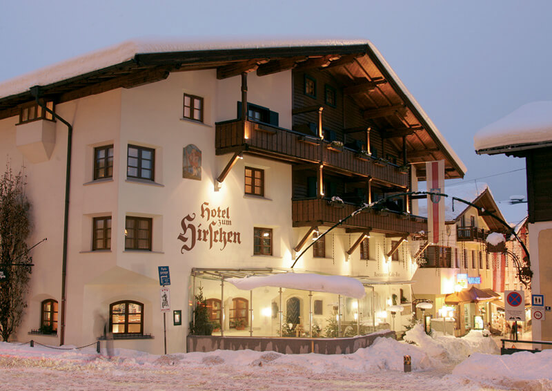 Gezellig hotel midden in de sneeuw